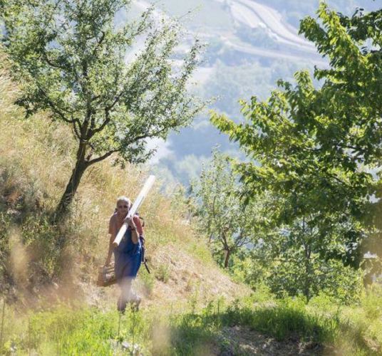 Martin Reichhalter, one of 80 people responsible for the hiking trails